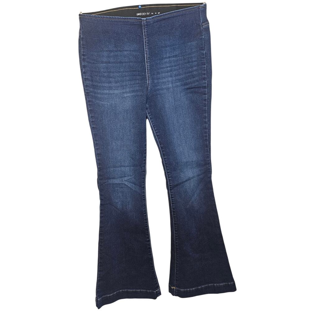 INC International Concepts Womens Jeans Stretch Denim Flared Bootcut Bell Bottom